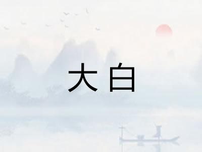 大白