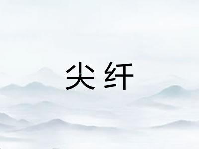 尖纤