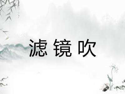 滤镜吹