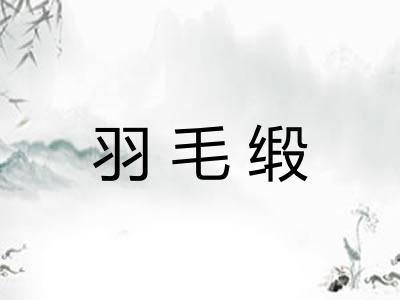 羽毛缎