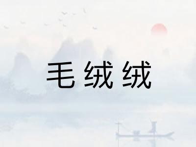 毛绒绒