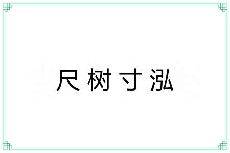 尺树寸泓